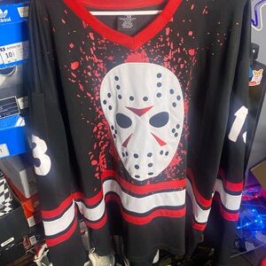 Hockey Mask Graphic Jersey Friday the 13th horror